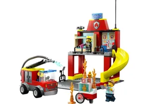 Lego 60375  City  Feuerwehrstation und Löschauto