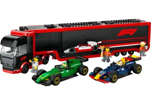 Lego 60445  City  F1 Transporter mit RB20 & AMR24 F1 Rennautos