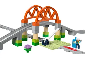 Lego 10426 DUPLO   Eisenbahnbrücke und Schienen - Erweiterungsset