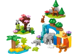 Lego 10446 DUPLO   Wildtier-Familien 3-in-1-Set