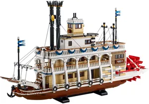 Lego 21356 Ideas   Flussraddampfer