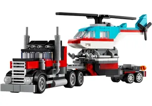 Lego 31146 Creator   Tieflader mit Hubschrauber