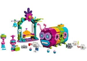 Lego 41256  Trolls World Tour  Regenbogen-Raupenbus