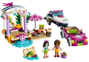 Lego 41316  Friends  Andreas Rennboot-Transporter