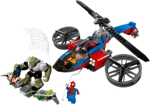 Lego 76016  Super Heroes  Rettung mit dem Spider-Helikopter