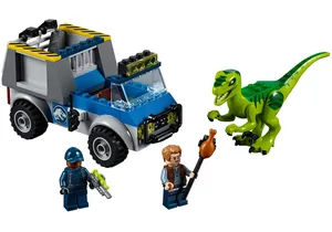 Lego 10757 Juniors Jurassic World  Raptoren Rettungstransporter
