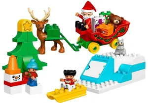 Lego 10837 DUPLO   Winterspaß mit dem Weihnachtsmann