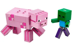 Lego 21157  Minecraft  BigFig Schwein mit Zombiebaby