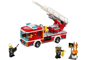 Lego 60107  City  Feuerwehrfahrzeug mit fahrbarer Leiter
