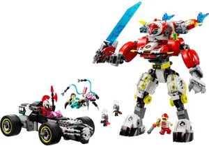 Lego 71497  DreamZzz  Coopers Tiger-Mech und Zeros Hot Rod Auto