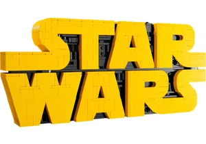 Lego 75407  Star Wars  Star Wars Logo aus LEGO Steinen