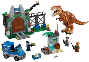 Lego 10758 Juniors Jurassic World  Ausbruch des T. rex