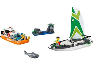 Lego 60168  City  Segelboot in Not