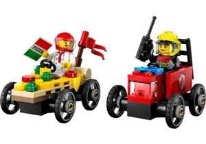 Lego 60458  City  Pizzalieferwagen vs. Löschauto