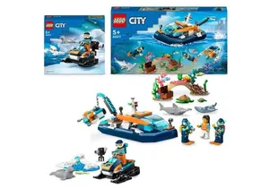 Lego 66768  City  Bundle Meeresforscher-Boot + Arktis-Schneemobil