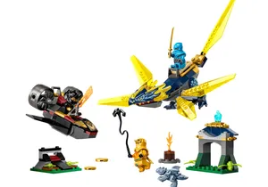 Lego 71798  Ninjago  Duell zwischen Nya und Arins Babydrachen