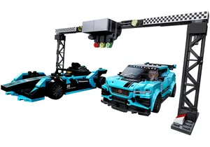 Lego 76898  Speed Champions  Formula E Panasonic Jaguar Racing GEN2 car & Jaguar I-PACE eTROPHY