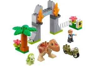 Lego 10939 DUPLO   Ausbruch des T-Rex und Triceratops