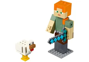 Lego 21149  Minecraft  BigFig Alex mit Huhn