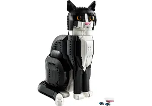 Lego 21349 Ideas   Schwarz-weiße Katze