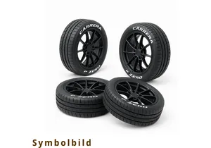 Produktbild von Carrera 370411221 4 vollständige Reifen inkl. Felgen
