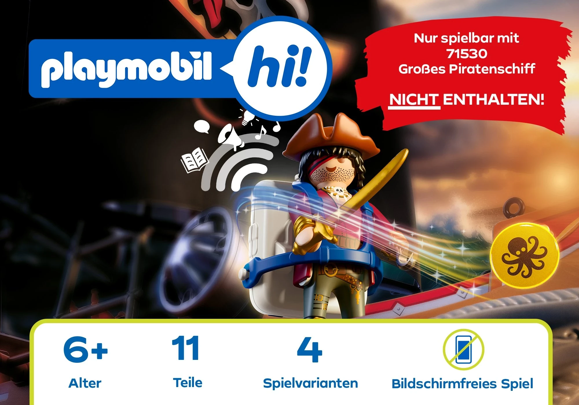 Playmobil 72400 hi! Activation Set Piraten 71530