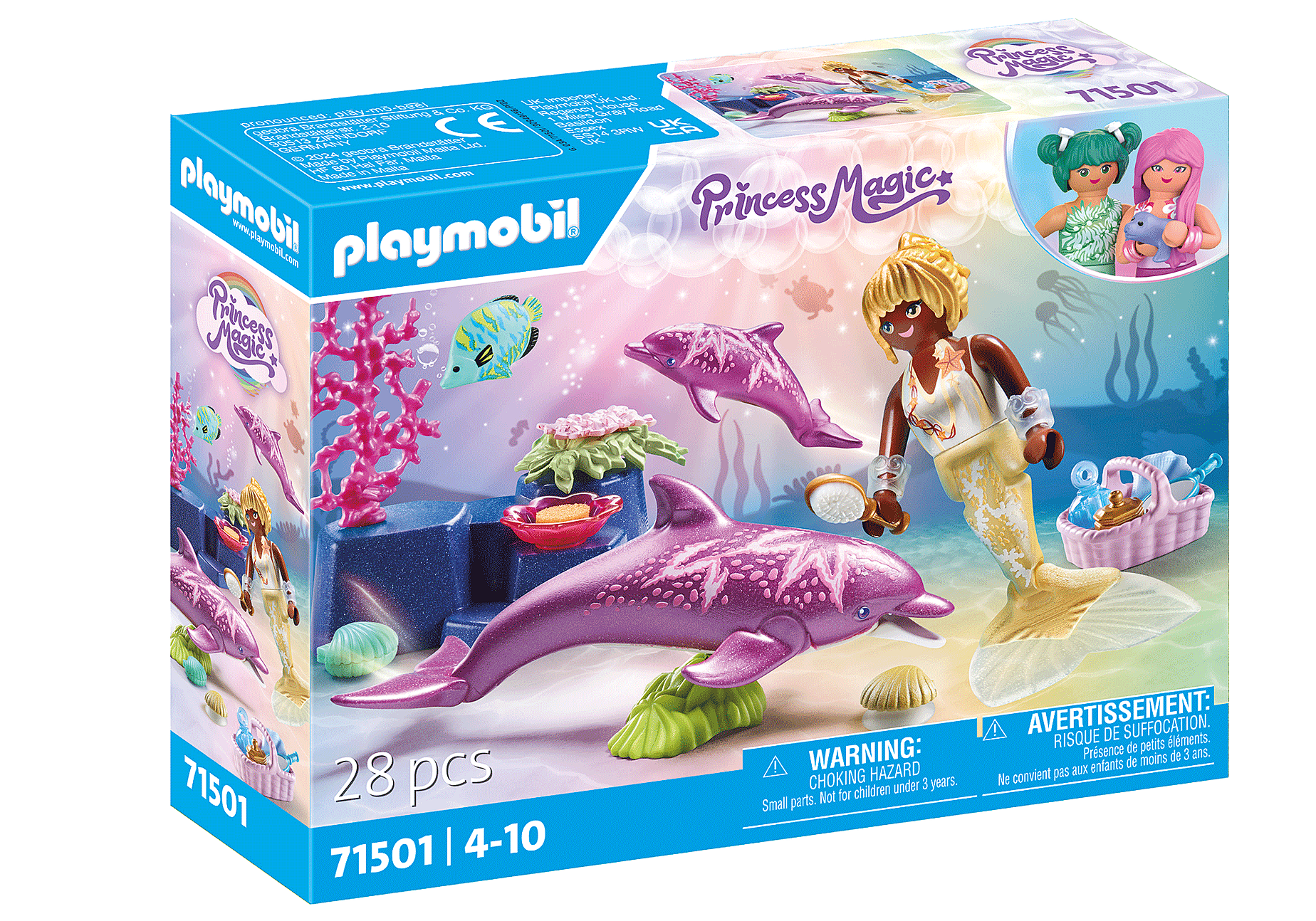Playmobil 71501  Princess Magic  Meerjungfrau mit Delfinen