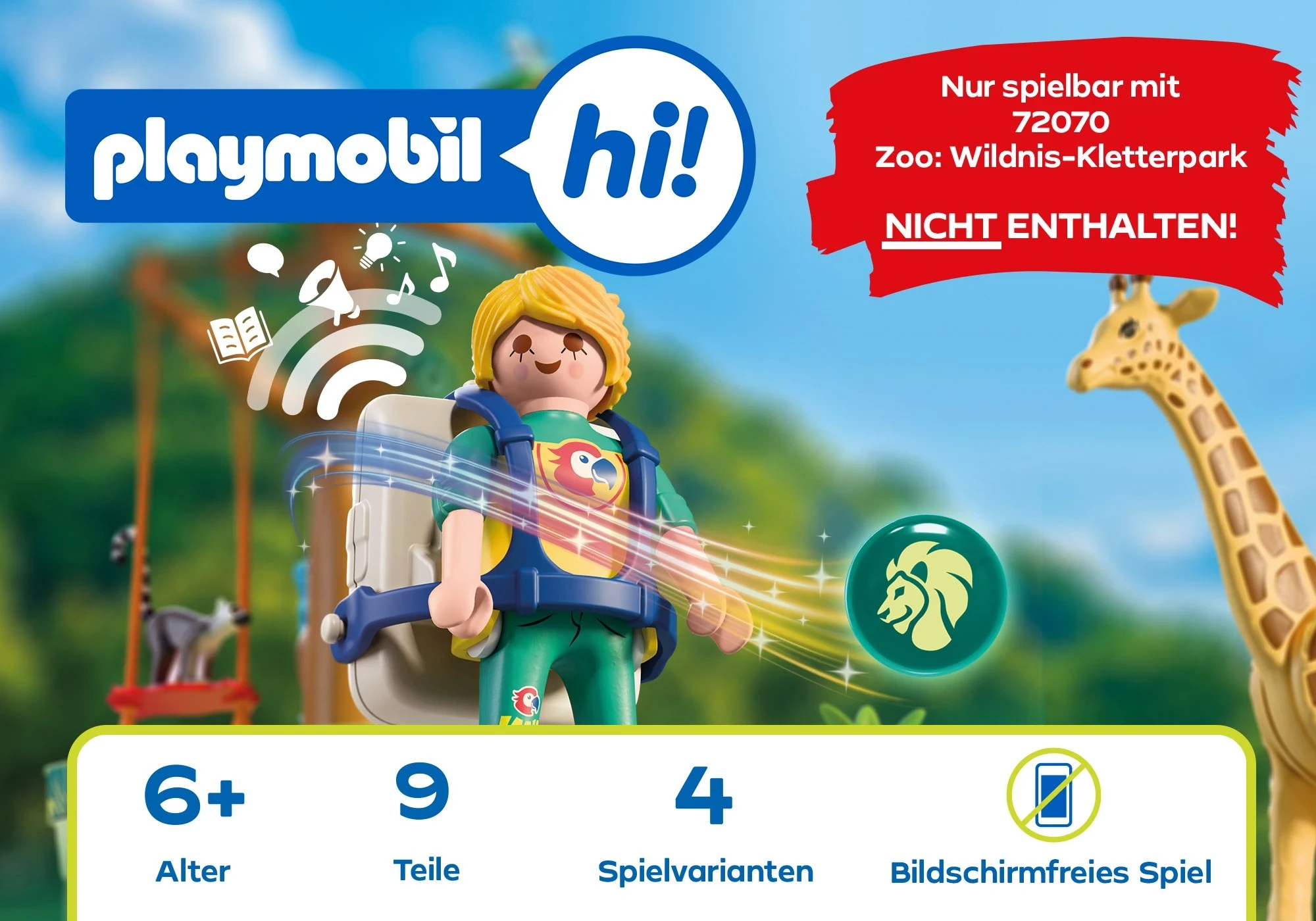 Playmobil 72402 hi! Activation Set Zoo 72070