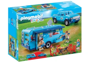 Playmobil 9502  Family Fun  FunPark Pick-Up mit Wohnwagen
