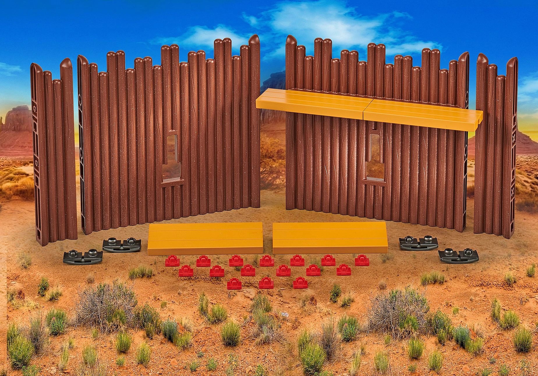 Playmobil 1002  Western  Erweiterung für Westernfort (Folienverpackung)