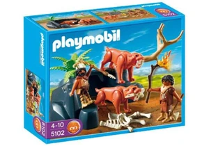 Playmobil 5102 Säbelzahntiger mit Knochenjäger