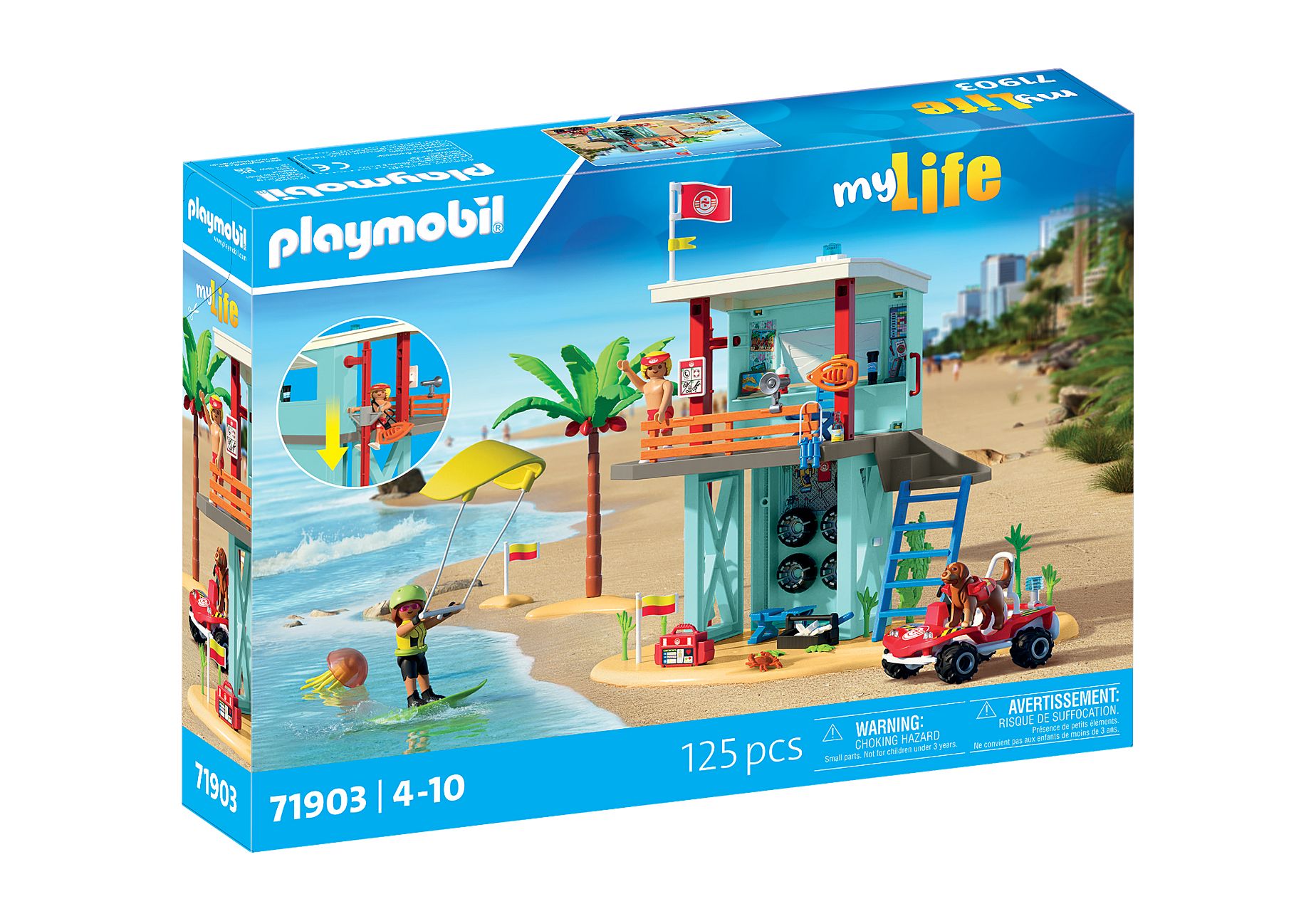 Playmobil 71903  myLife  Rettungsturm mit Beach buggy