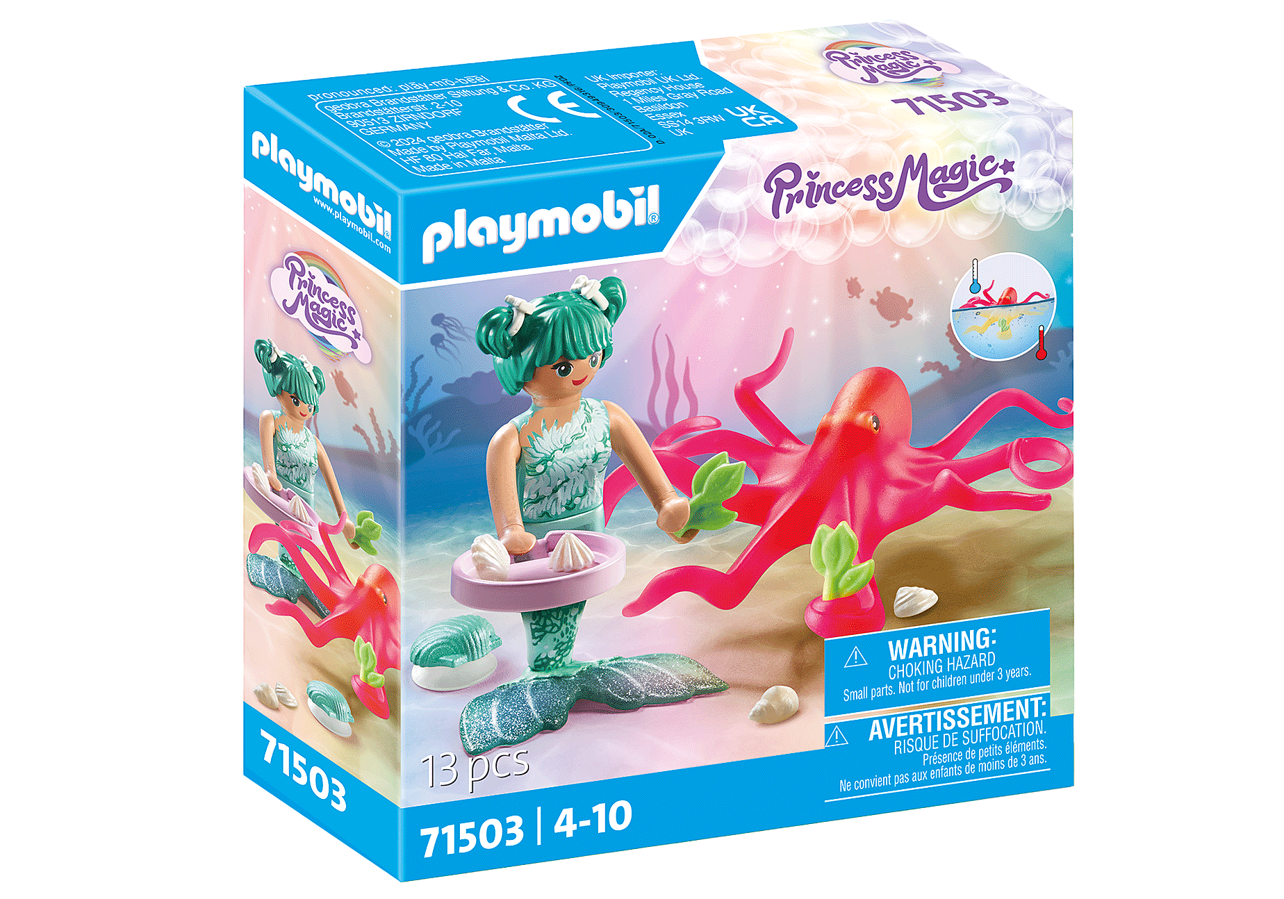Playmobil 71503  Princess Magic  Meerjungfrau mit Farbwechselkrake