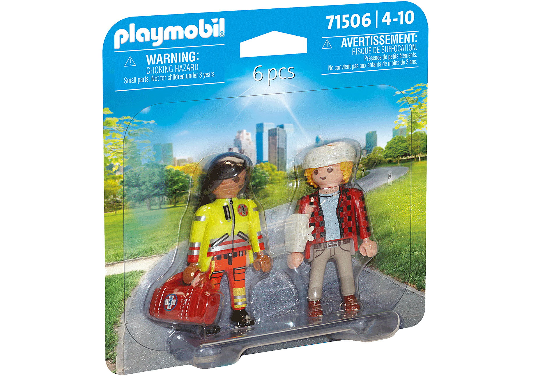 Playmobil 71506  City Life DuoPack Sanitäterin mit Patient