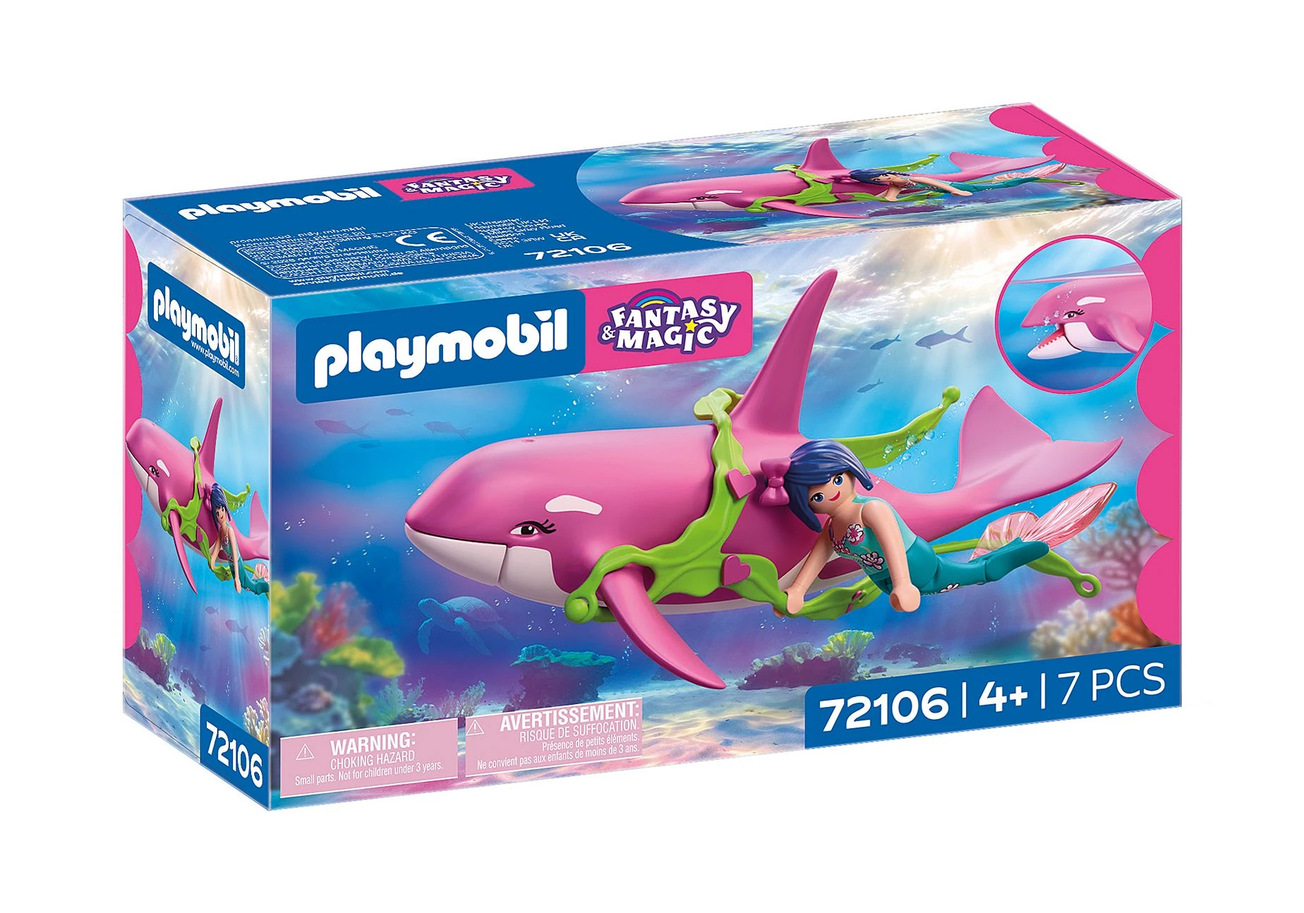 Playmobil 72106 Fantasy & Magic Orca mit Meerjungfrau
