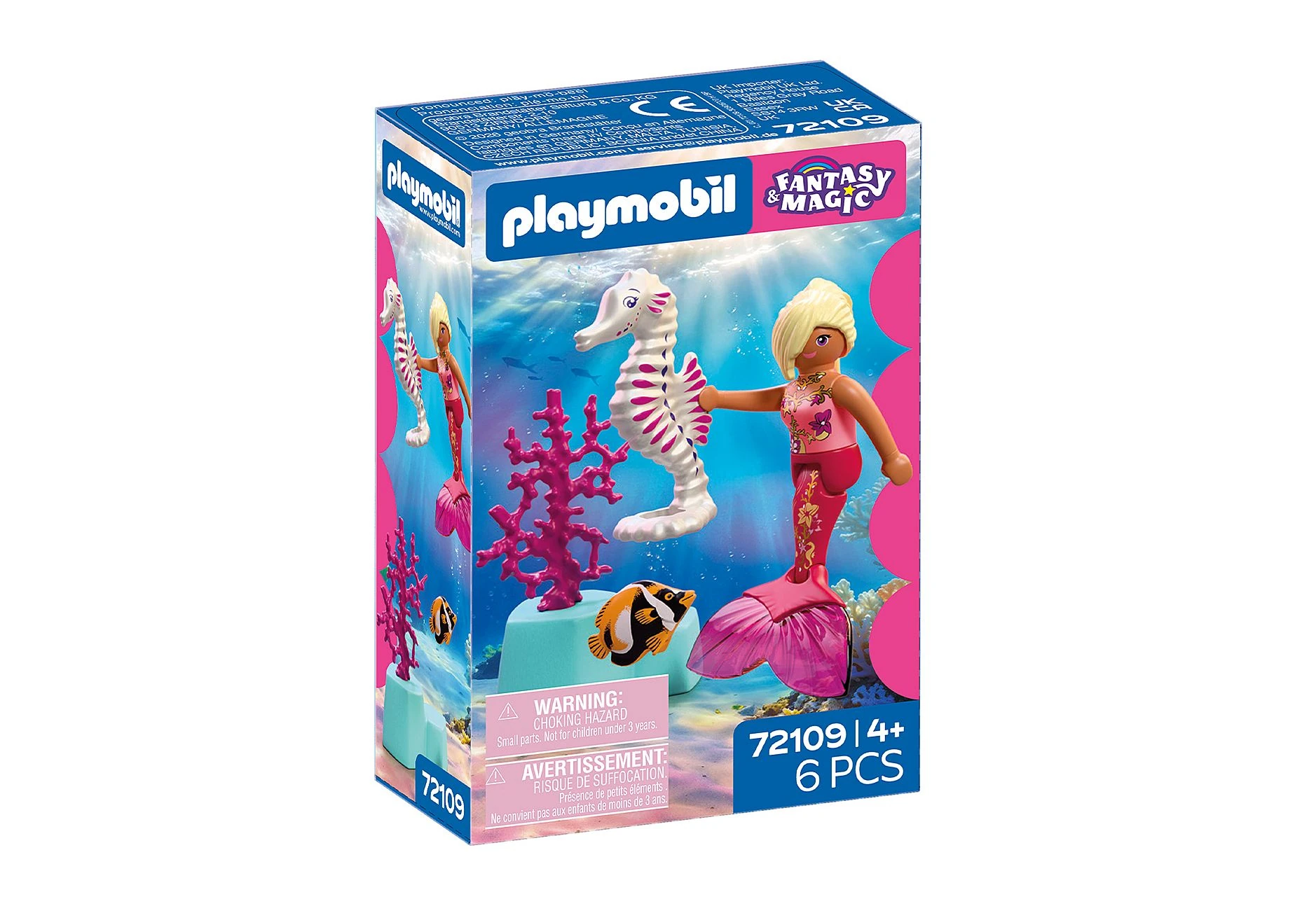 Playmobil 72109 Fantasy & Magic Meerjungfrau mit Seepferdchen