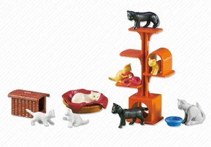 Playmobil 6312 City Life Katzen mit Babys