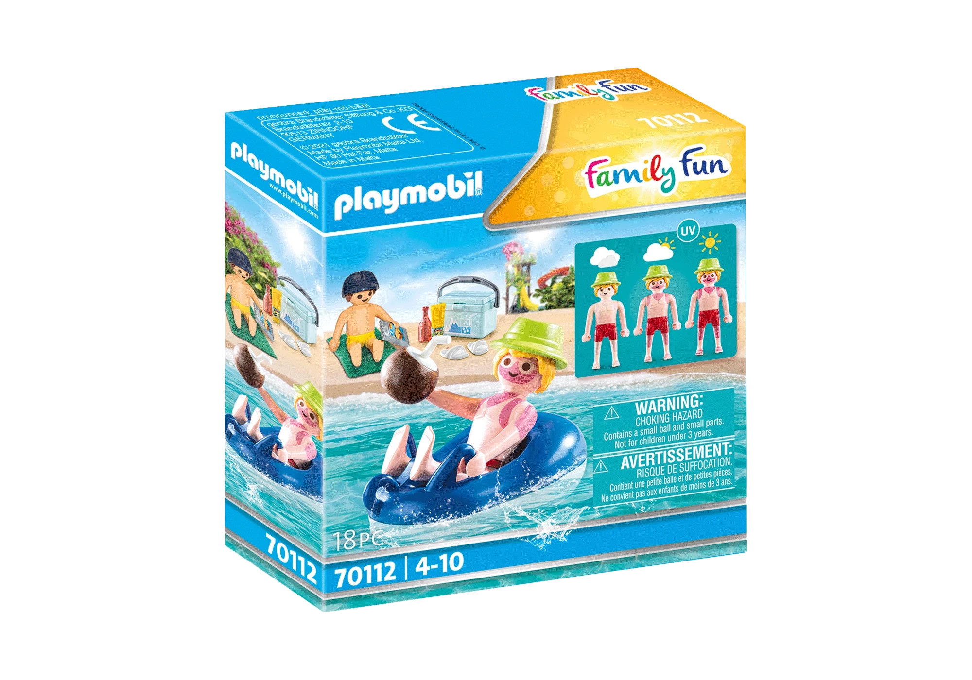 Playmobil 70112  Family Fun  Badegast mit Schwimmreifen