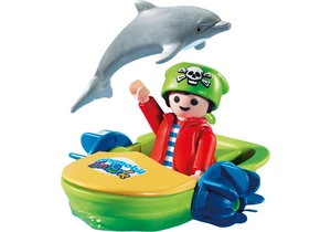 Playmobil 9412 Fun Park Charity-Figur für Ein Herz für Kinder
