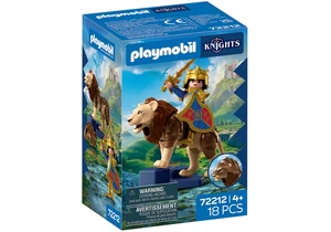 Playmobil 72212 Knights Löwe mit goldenem Ritter
