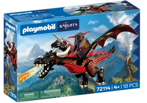Playmobil 72114 Knights Schwarzer Drache