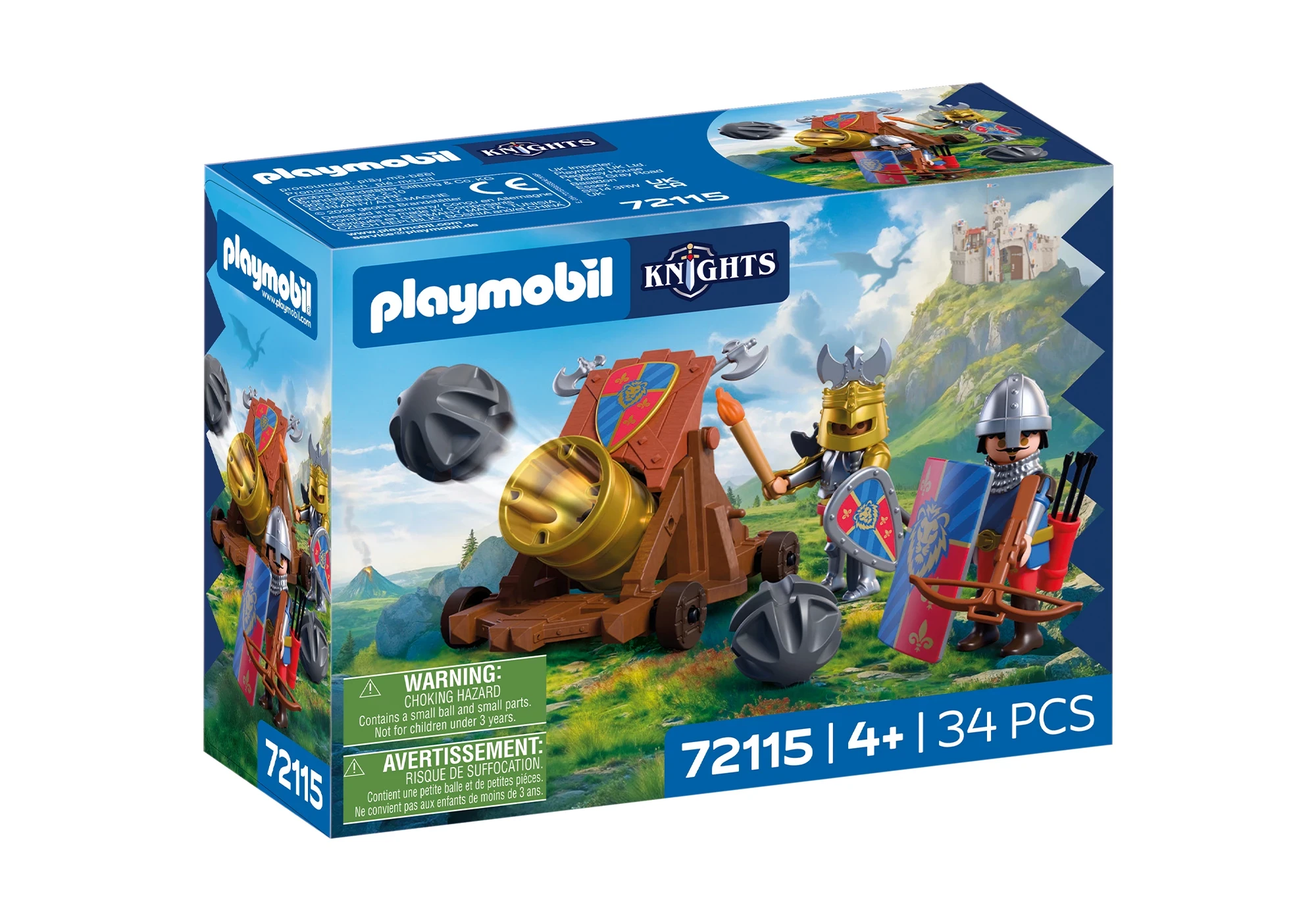 Playmobil 72115 Knights Schusswaffe Löwenritter