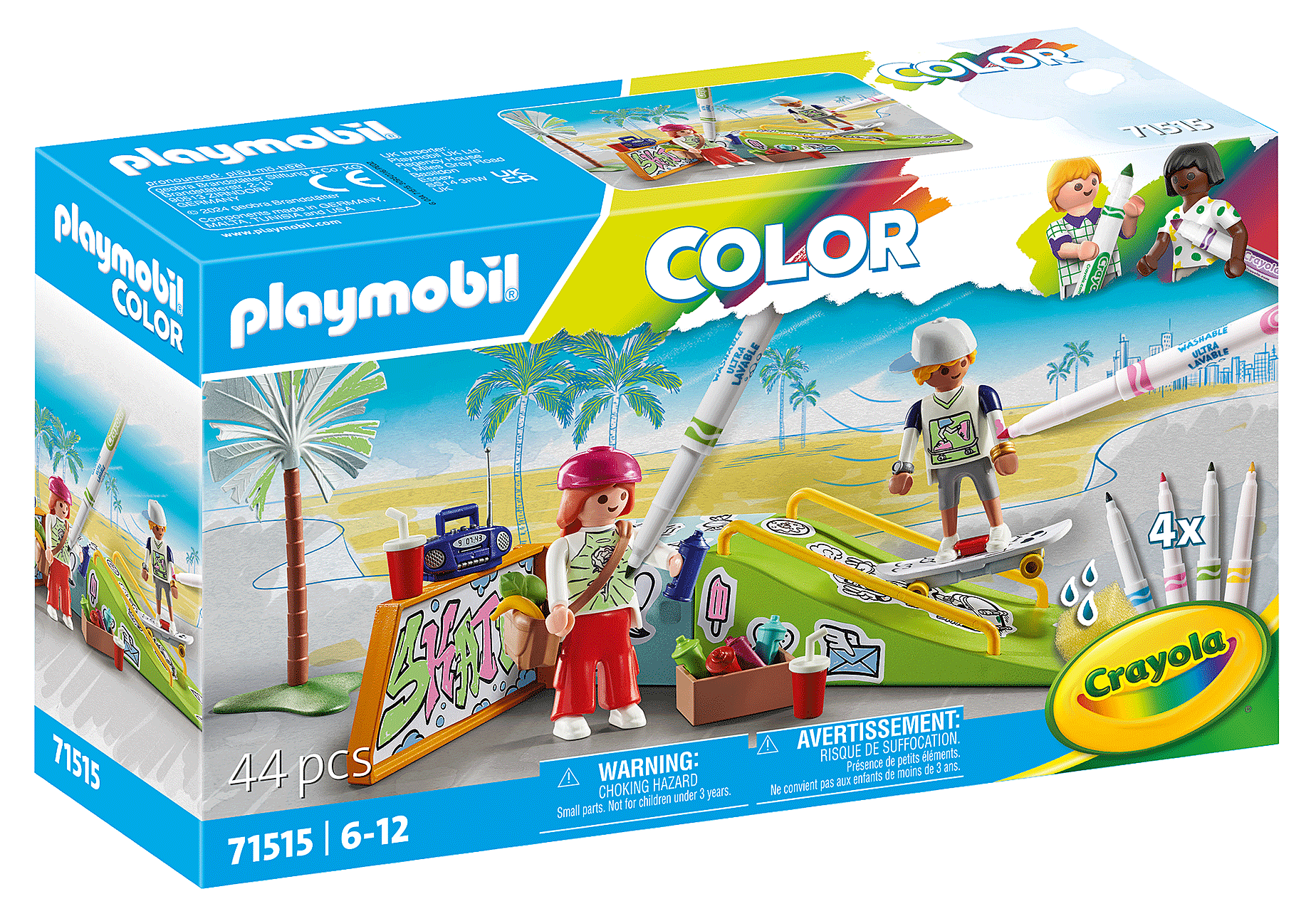 Playmobil 71515  Color  Skatepark