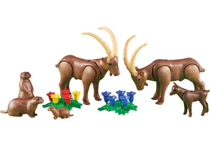 Playmobil 6318    Steinböcke mit Murmeltieren (Folienverpackung)