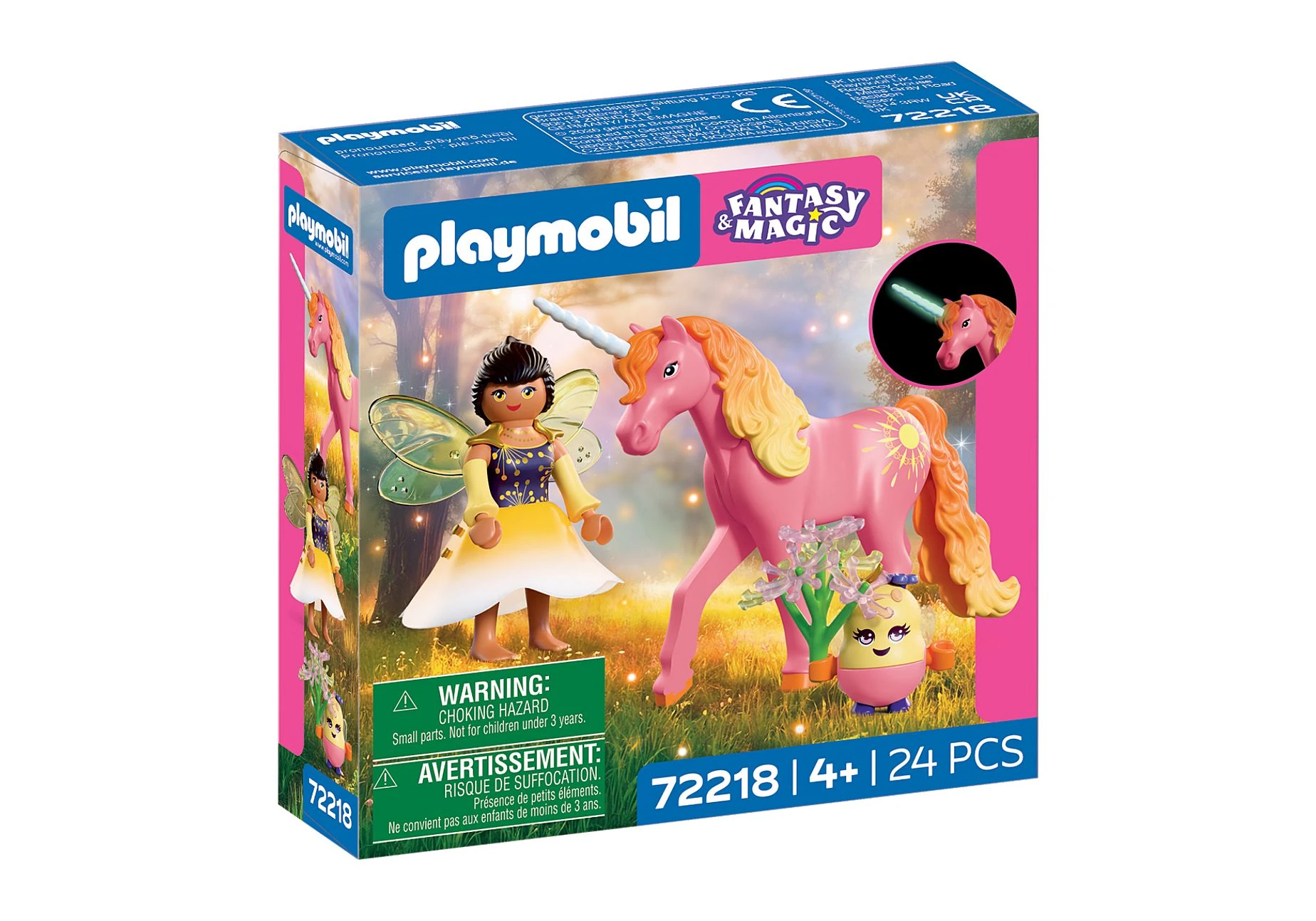 Playmobil 72218 Fantasy & Magic Sammeleinhorn Morgentau mit Fee