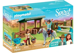 Playmobil 70119  Spirit  Reitplatz mit Lucky & Javier