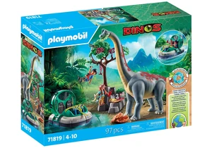Playmobil 71819    Brachiosaurus-Begegnung mit Luftkissenboot