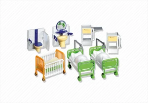 Playmobil 7921 Krankenzimmer (Folienverpackung)