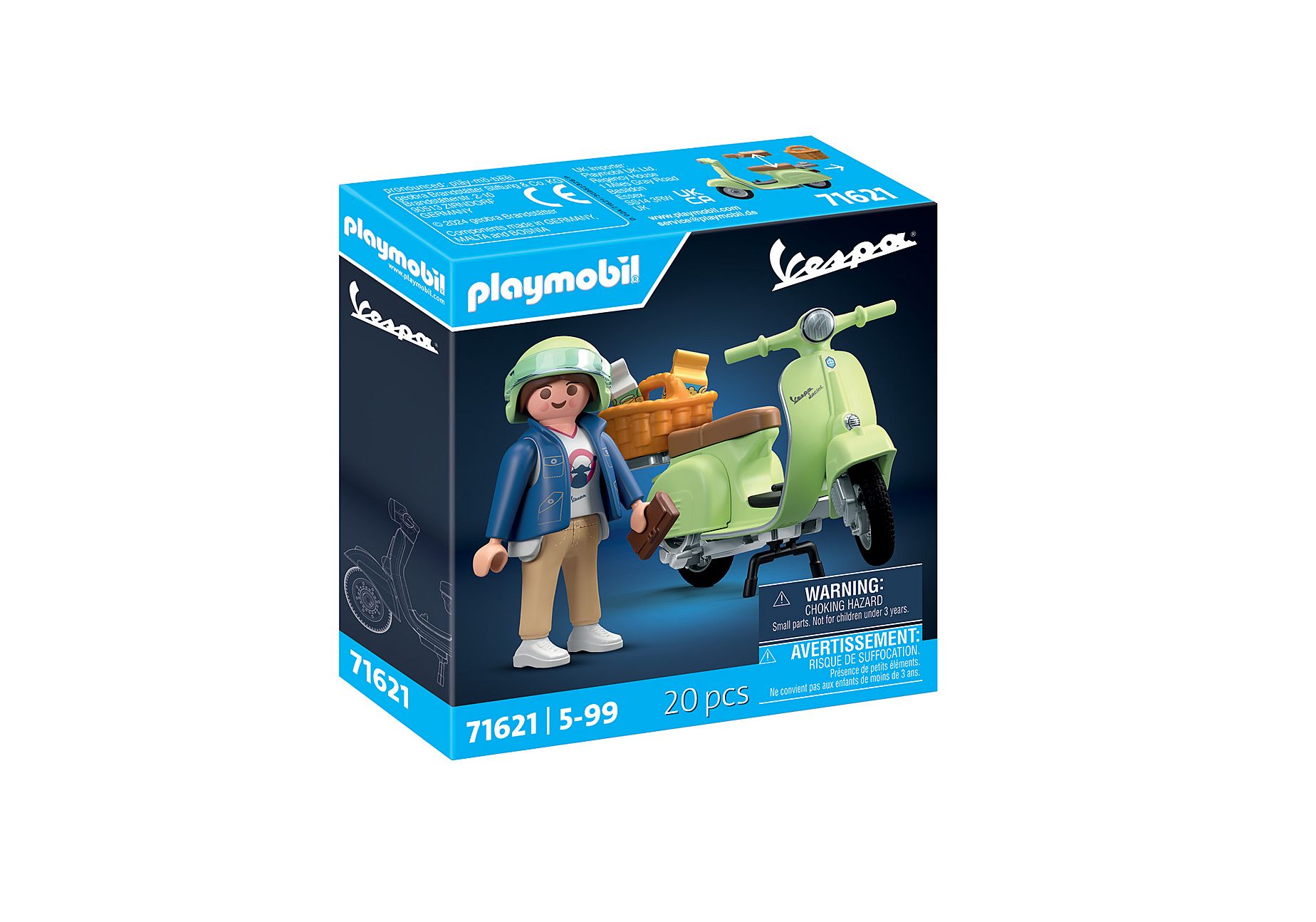Playmobil 71621  Vespa  1969 150 Sprint Veloce, Hellgrün