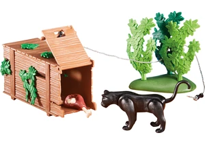 Playmobil 6422    Lebendfalle mit Panther (Folienverpackung)